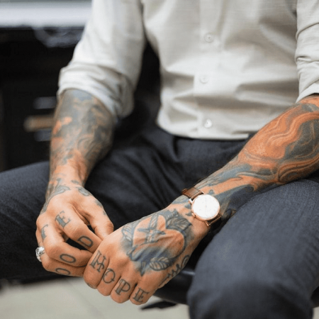 Временные татуировки: тушь, которая выцветает через год.